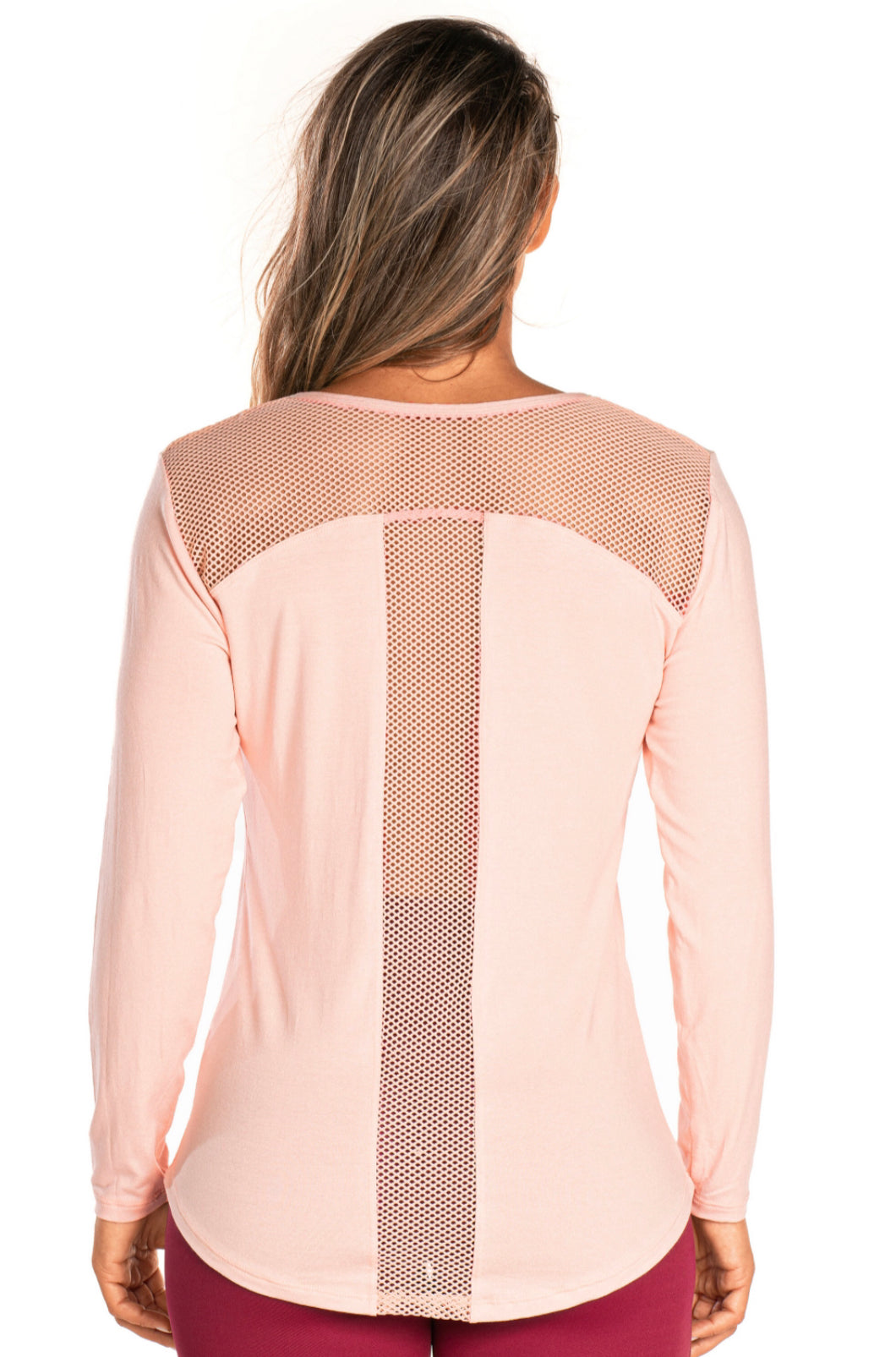 Blusa Manga Longa Rosa Inspire