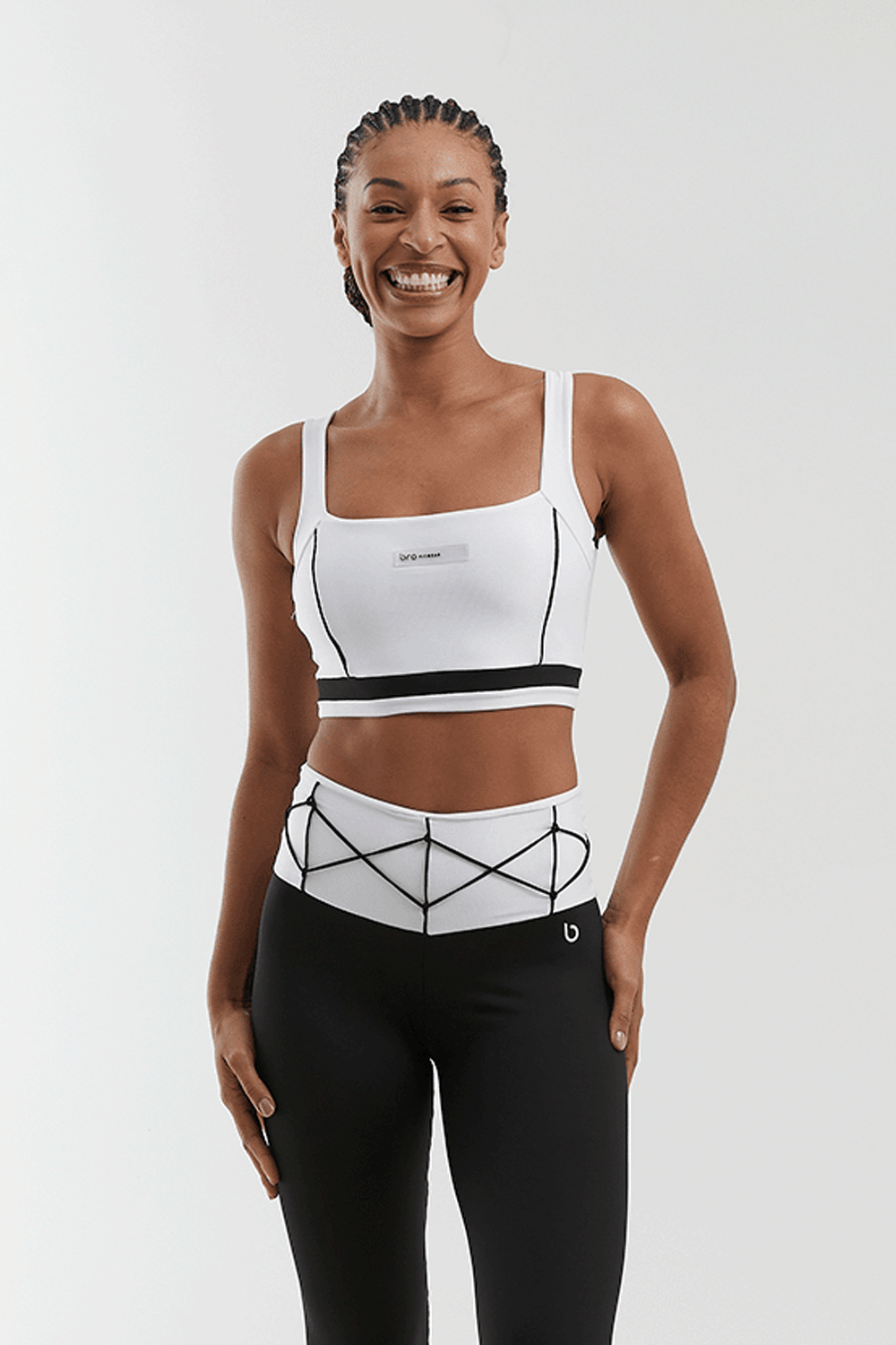 Top DT Glam Preto/Branco