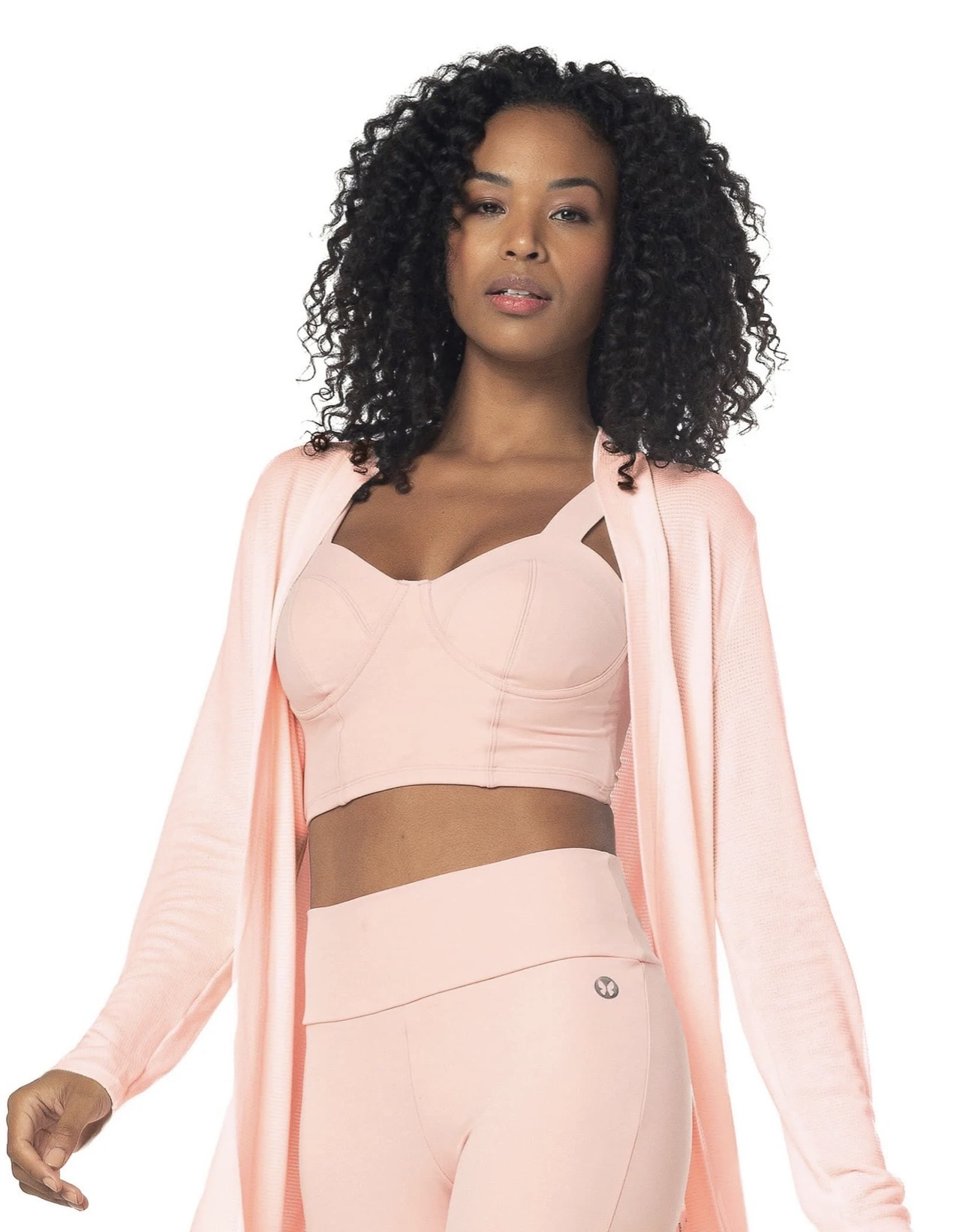 Blusa Manga Longa Trinity Rosa