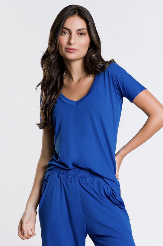 Blusa Fortuna Azul Jeans