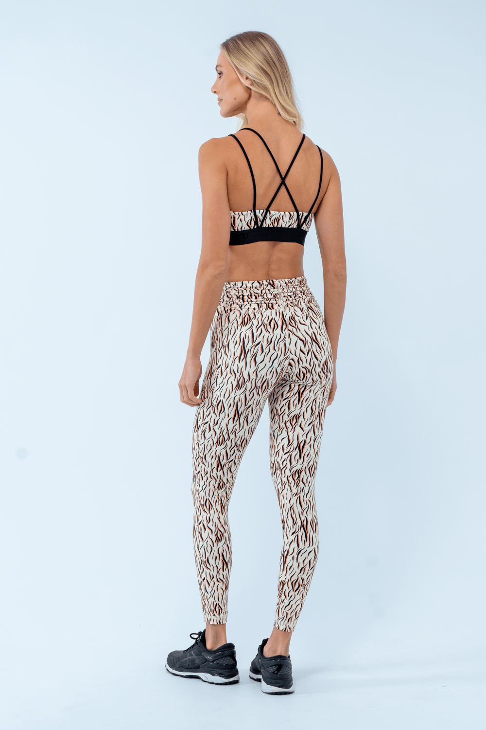 Calça Legging New Baby Print Bege Animal Print
