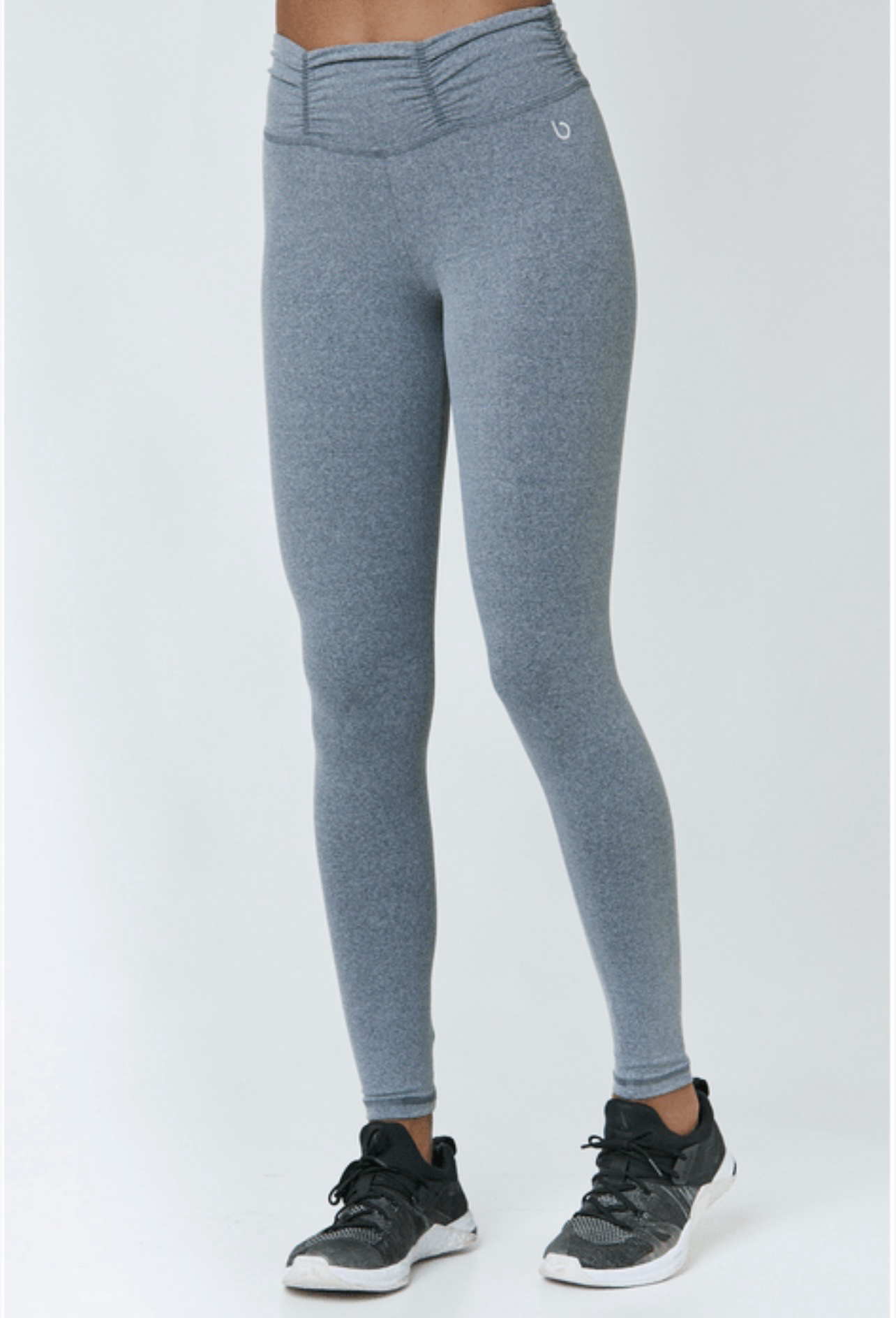 Calça Legging Baby Cinza Mescla