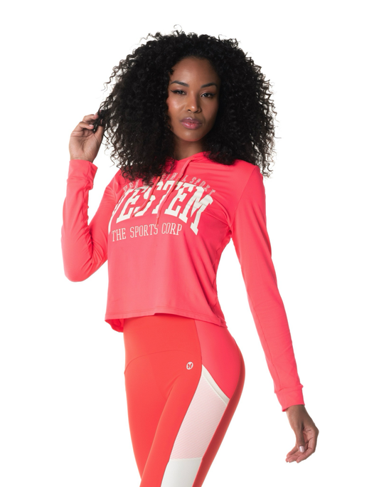 Blusa Manga Longa Dry Fit Glimmer Rosa Electra