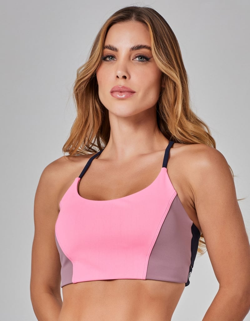 Top Trek Marinho/Rosa Aurora
