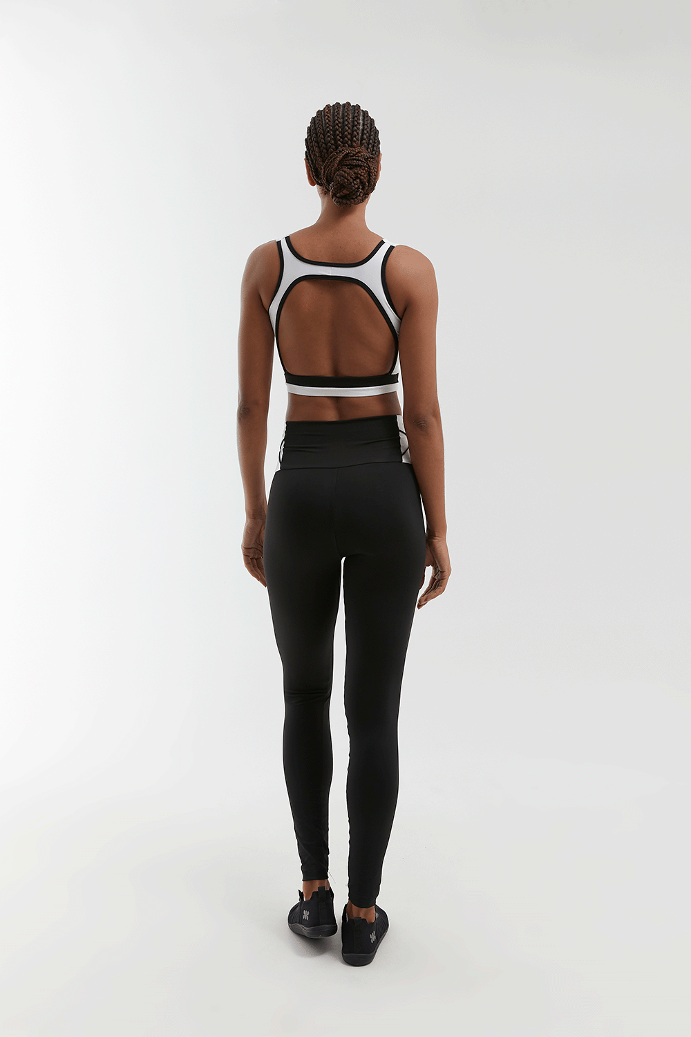 Calça Legging DT Glam Preto/Branco