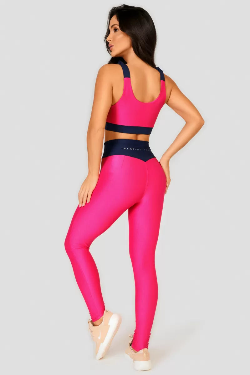 Calça Legging Disruptive Rosa