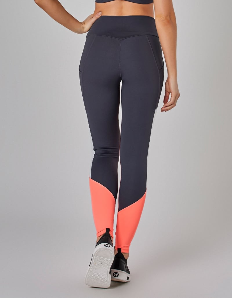 Calça Legging Trek Carbox/Laranja Camelia
