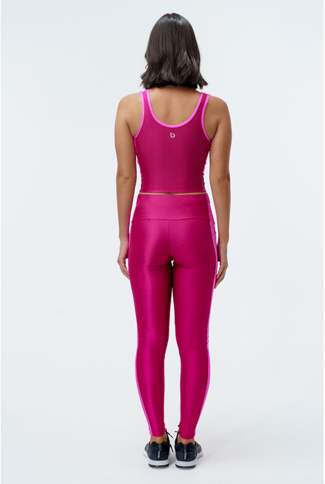 Top Cropped Alegria Hot Pink