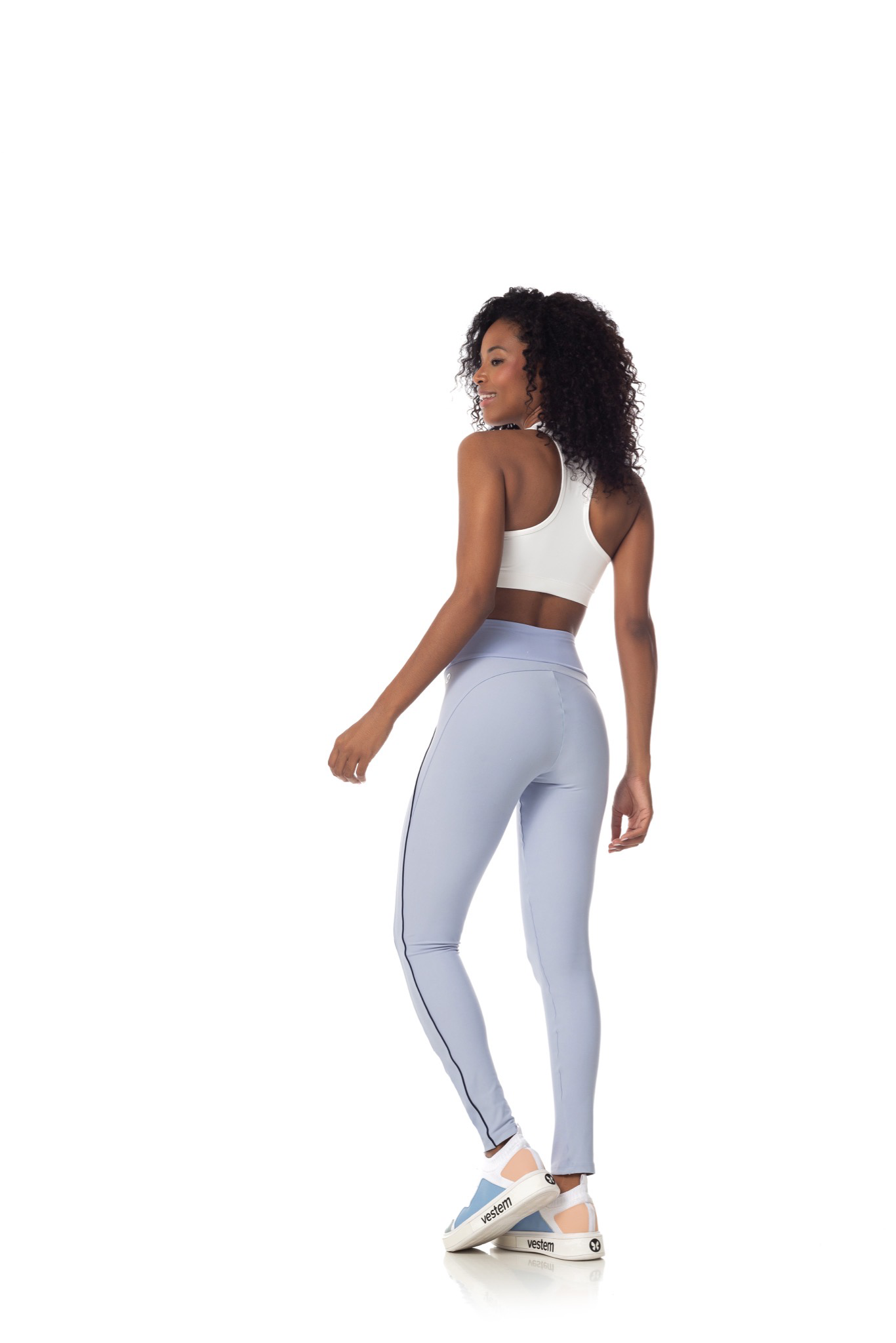 Calça Legging Lazulita Azul Garoa