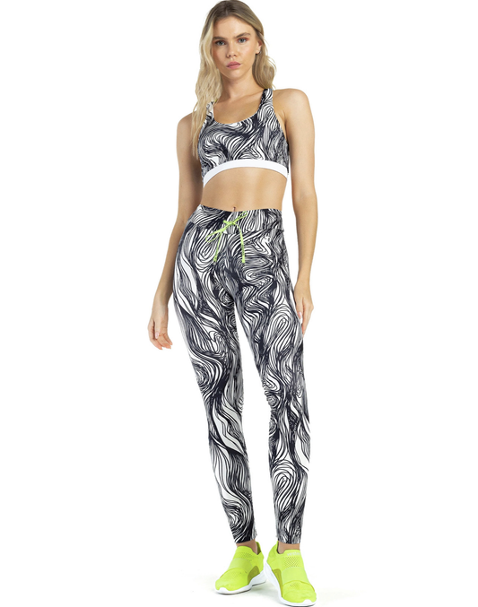 Calça Legging Mint Linhas
