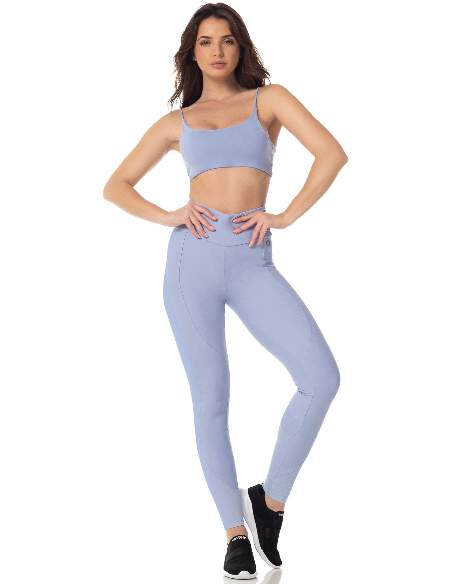Calça Legging Rodolita Azul Garoa