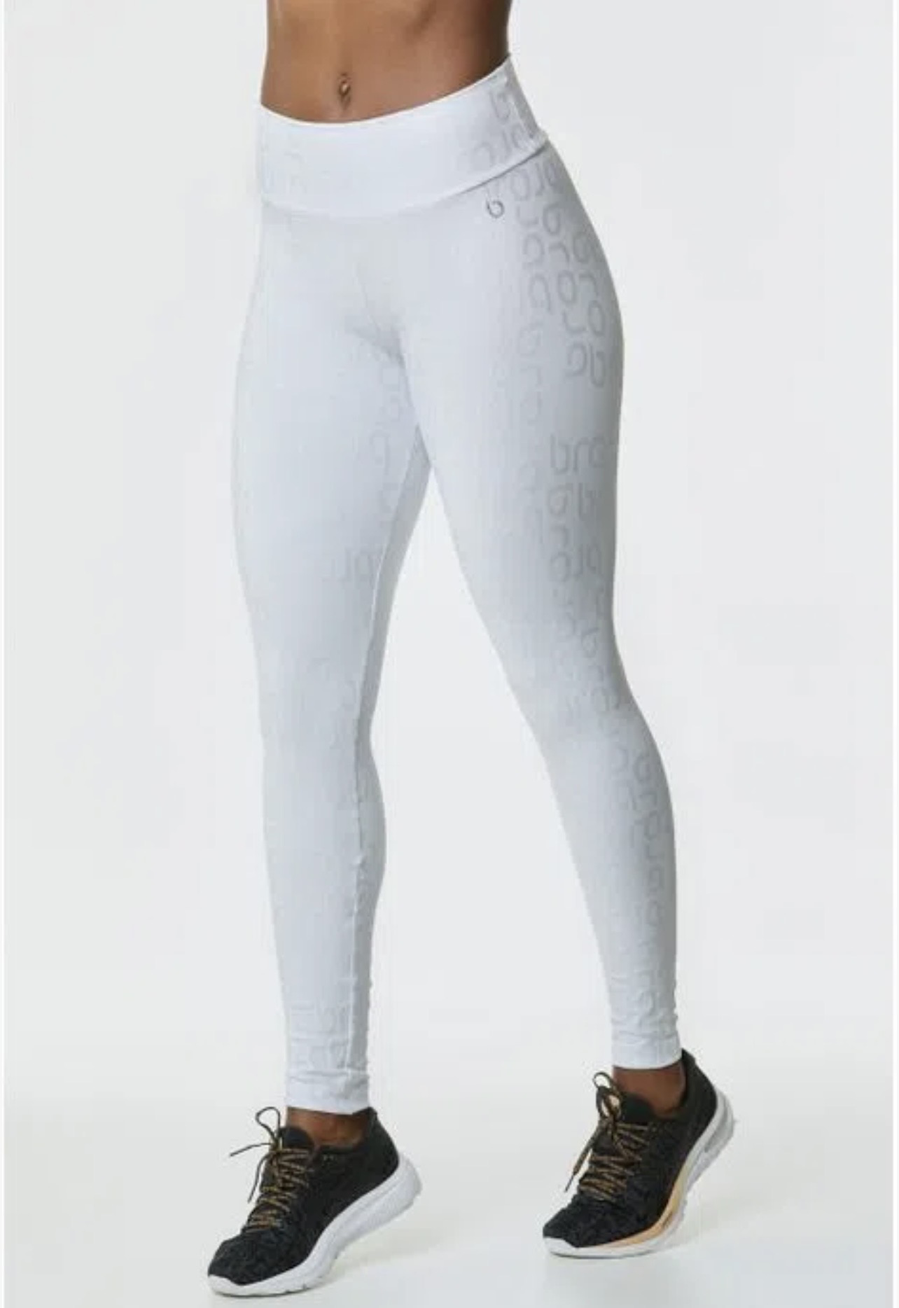 Calça Legging Textura Branco