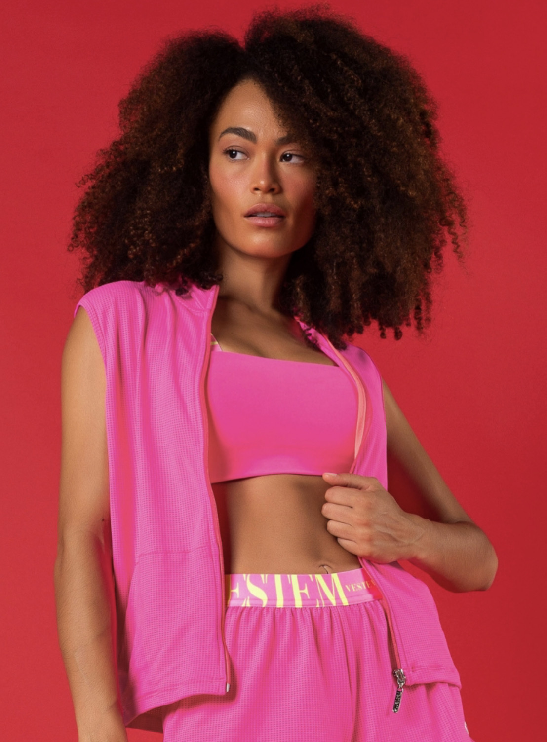 Colete Rabat Pink Neon