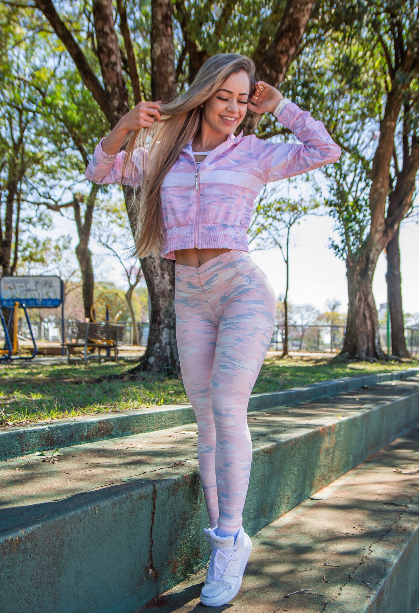 Jaqueta Thunder Camuflado azul Garoa c Nude
