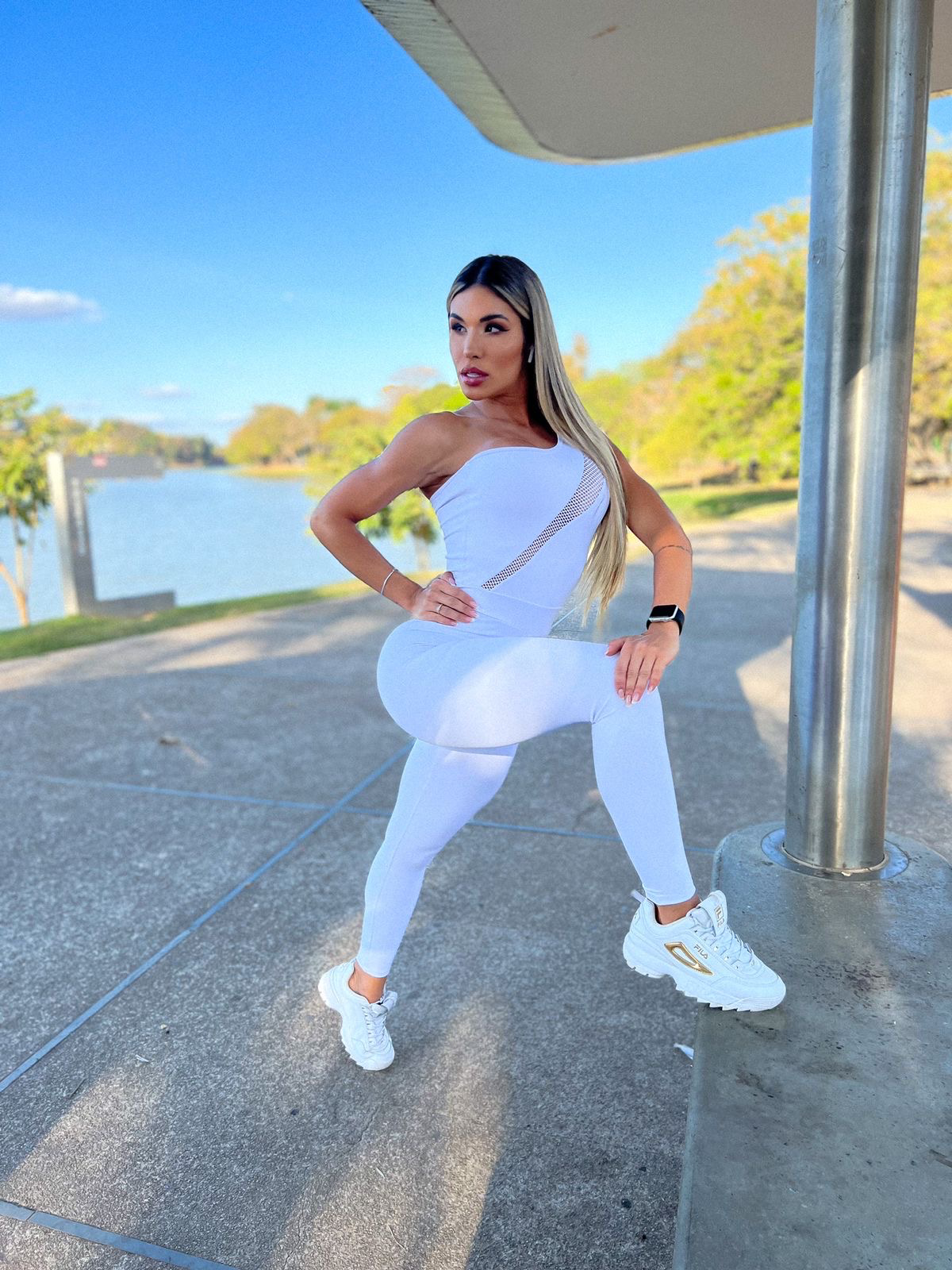 Macacão Naomi Branco