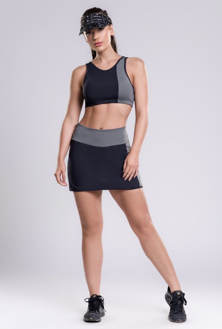 Short Saia Surfe Preto