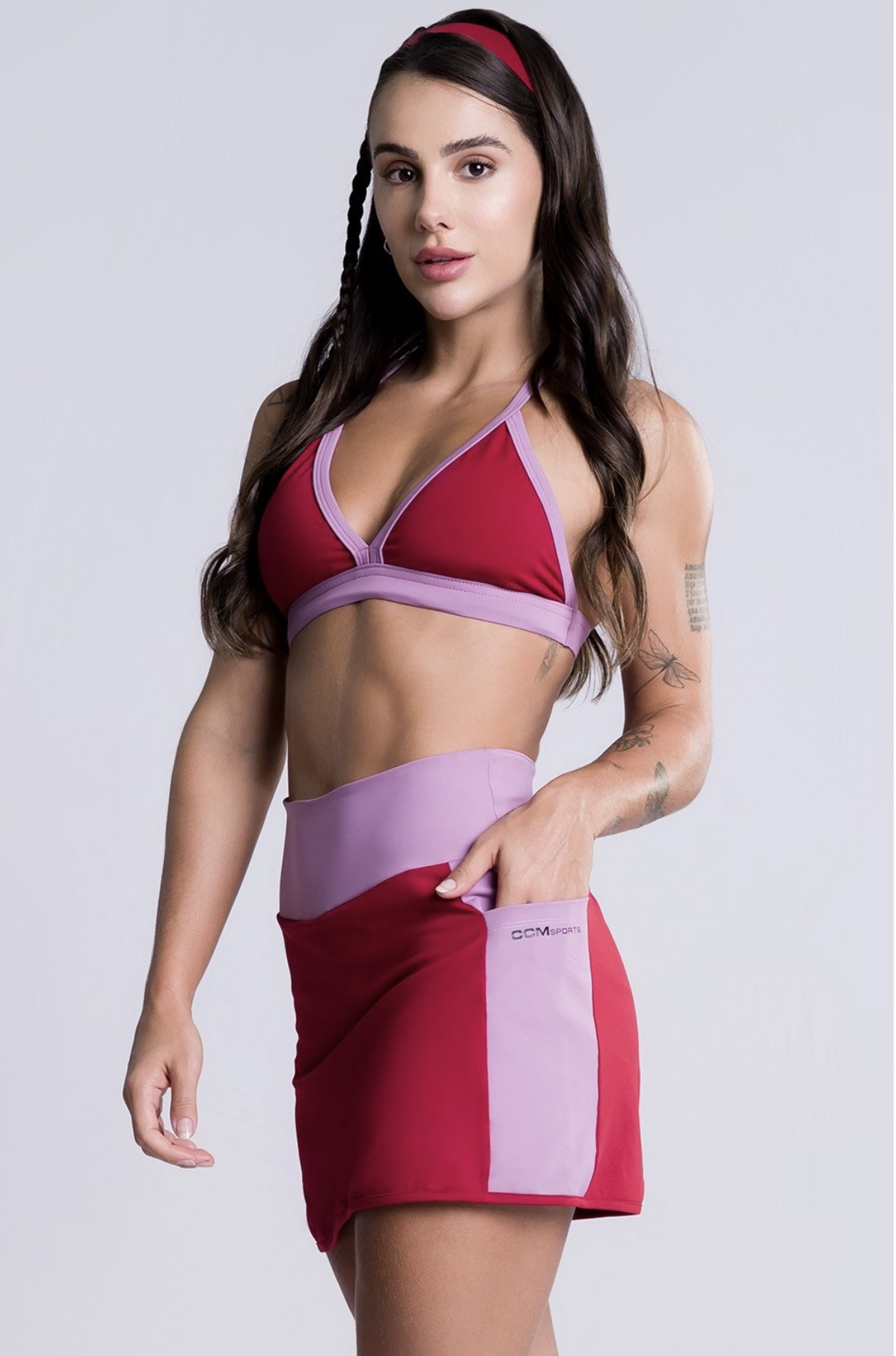 Short Saia Surfe Vermelho