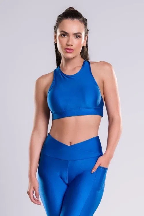 Top Básico Azul Royal