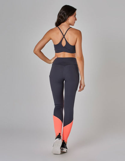 Calça Legging Trek Carbox/Laranja Camelia