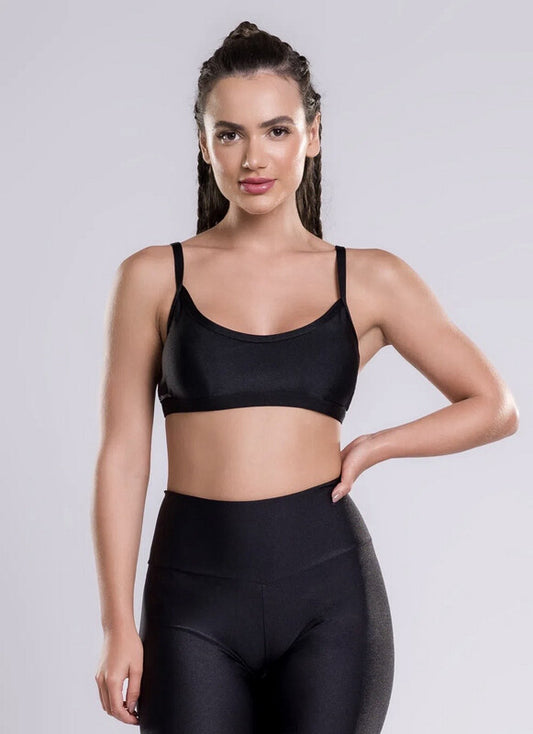 Top Básico Preto