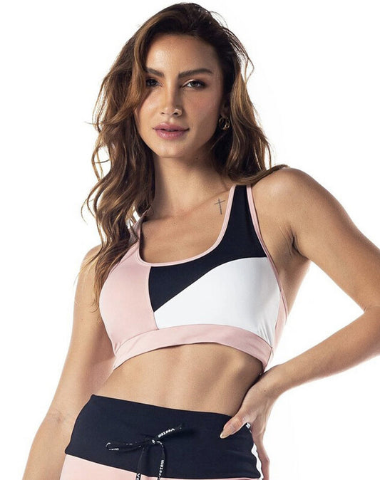 Top Calbucci Rosa Romance